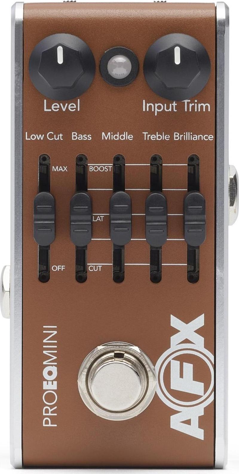 AFX Pro EQ Mini Akustik Preamp &amp; EQ Pedalı