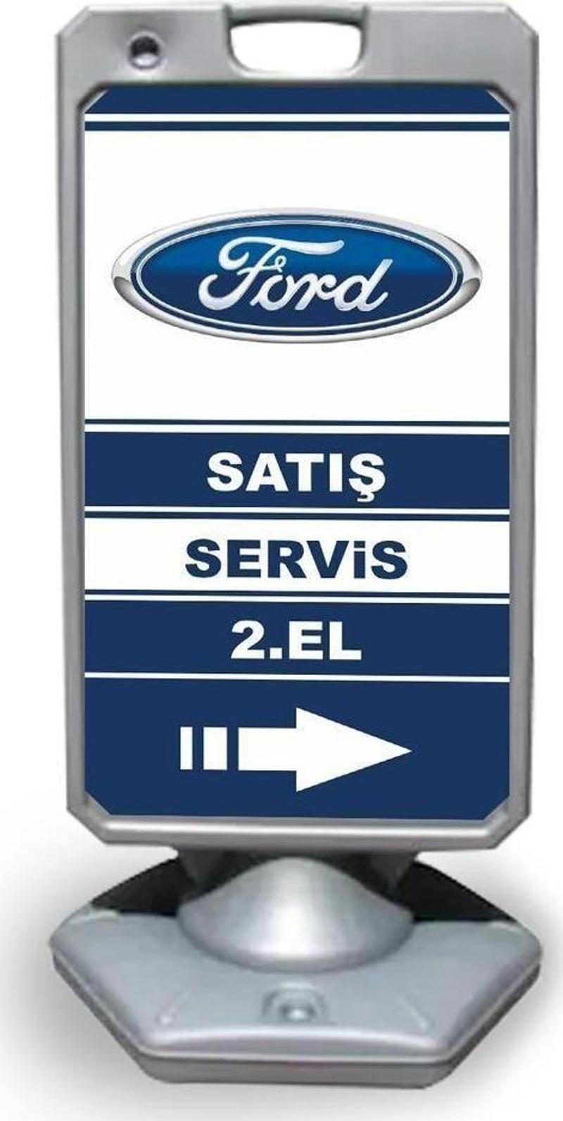 Ford Reklam Ve Yönlendirme Uyari Dubasi A Tabela Gri