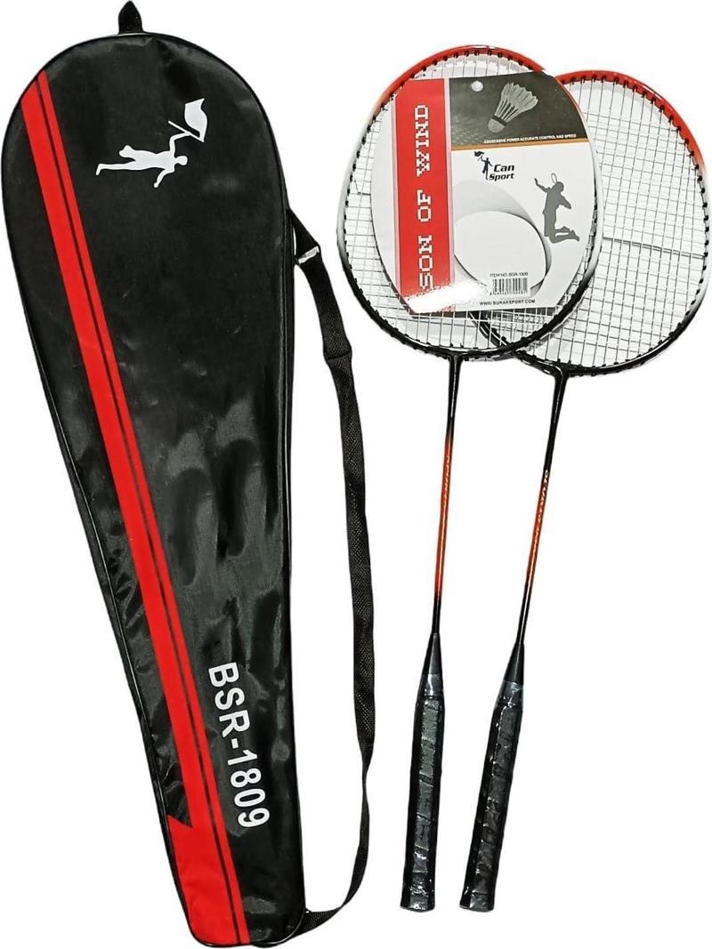 Badminton Raketi 2'li Set