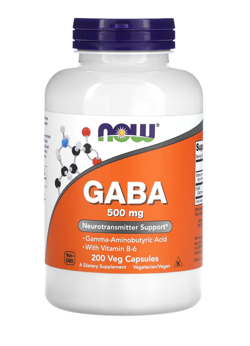 Foods, Gaba With Vitamin B-6, 500 Mg, 200 Veg Capsules.Made In Usa 3535