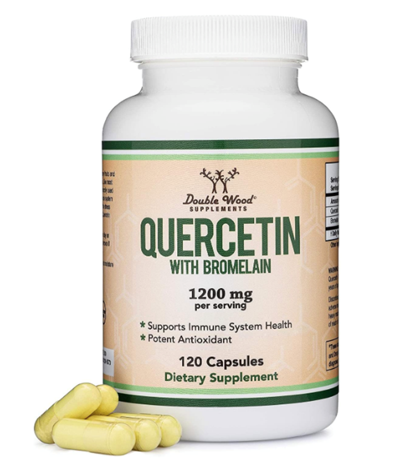 Quercetin With Bromelain 1,200Mg 120 Capsul.Usa 3739