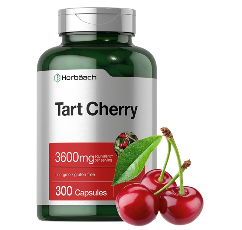 Swanson Horbäach Tart Cherry Extract  3600Mg  300 Capsul Non-Gmo, Gluten Free Usa Menşei