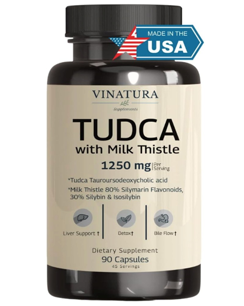 Swanson Vınatura Tudca 1000Mg Milk Thistle 250Mg  90 Capsul.Usa Amazon Seller.3748