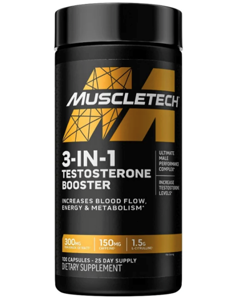 Swanson Muscletech 3-İn-1 Testosterone Booster 100 Capsul. Usa Menşei.3744