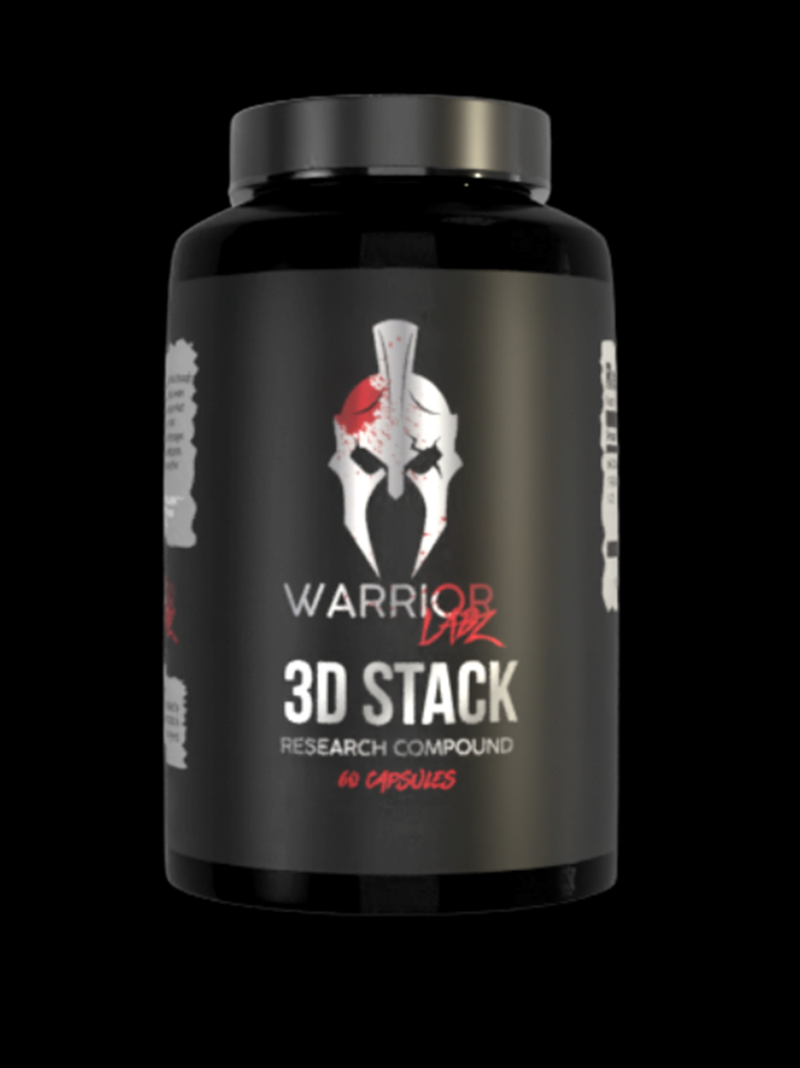 Warrıor Labz 3D Stack – 3 Ester (Ostarine Mk-2866 + Cardarine Gw-501516 + S-23)  60 Capsules. Usa,T