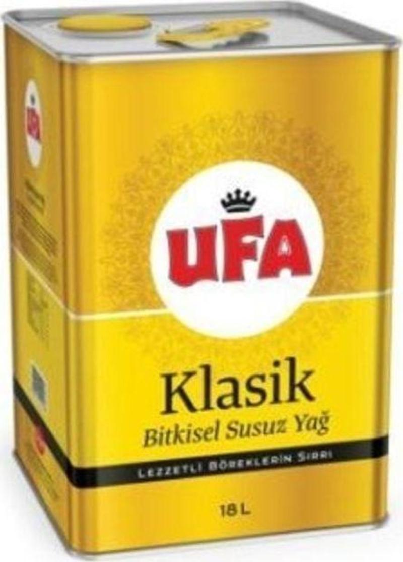 Ufa Klasik Bitkisel Susuz Yağ 18 Lt