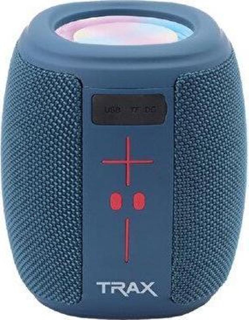 Trax TBS 888 5 W Mavi Bluetooth Hoparlör Siyah