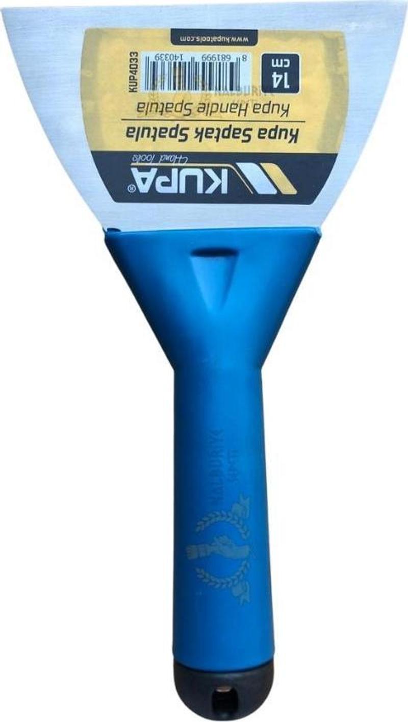 Plastik Saplı Sap Takılabilir Çelik Spatula - 14 cm.