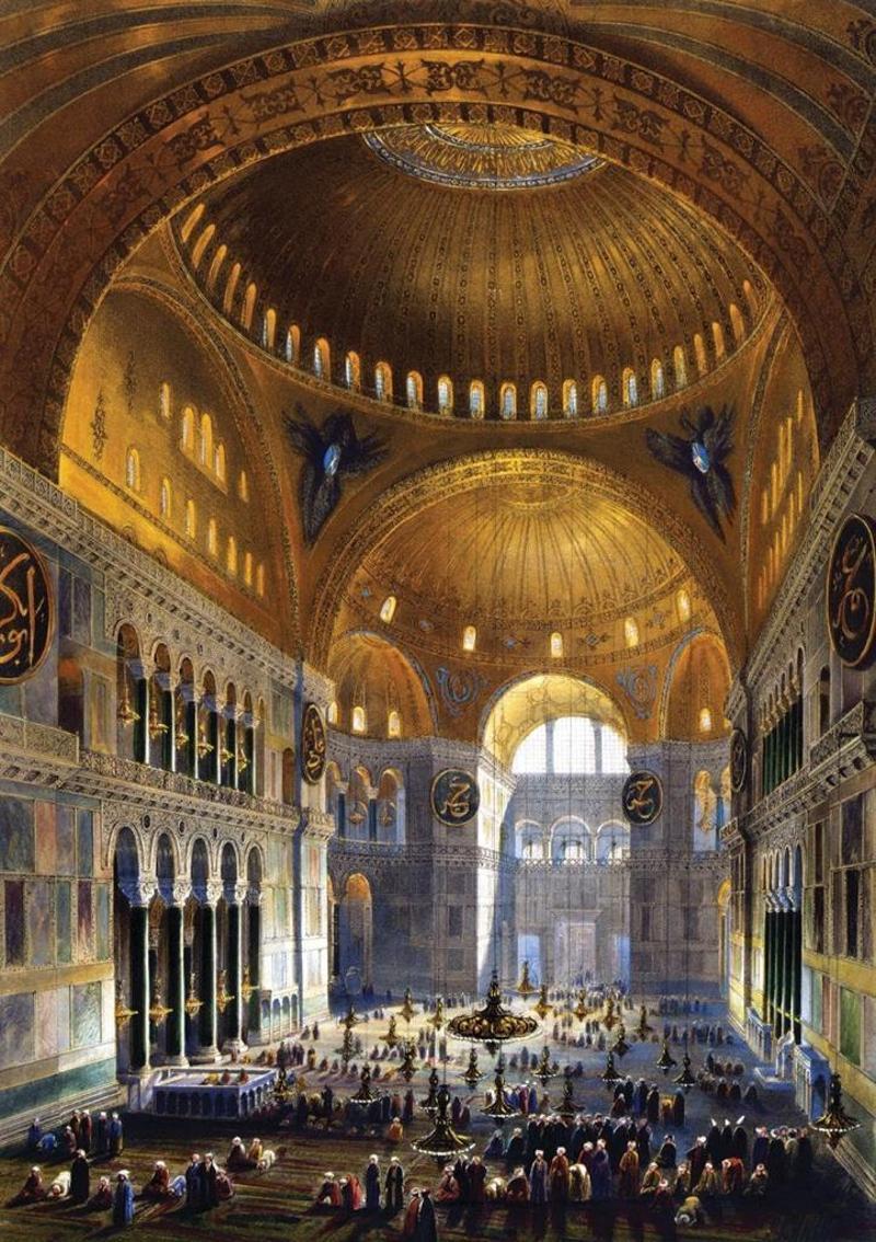 Ayasofya Camii'nde İlk Namaz 1000 Parça 5252