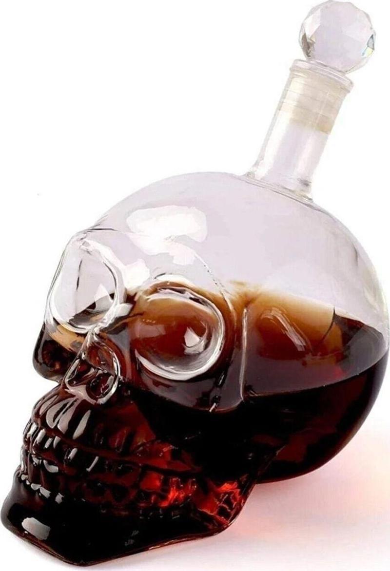 550 Ml Kuru Kafa Tasarım Cam Şişe Sürahi