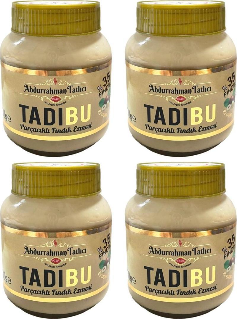 Tadıbu Parçacıklı Fındık Ezmesi 330 gr x 4 Adet