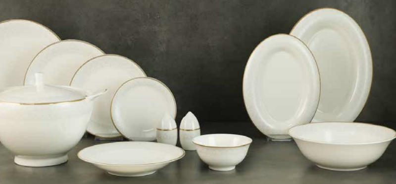 Serenity Gold 85 Parça Yemek Takımı