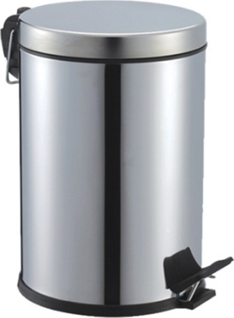 PEDALLI 5LT KROM METAL ÇÖP KOVASI 