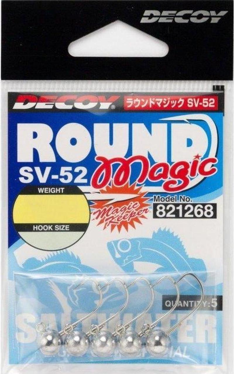 SV-52 Round Magic JH LRF Jig Head 8 no / 0.9 gr / 5 Adet