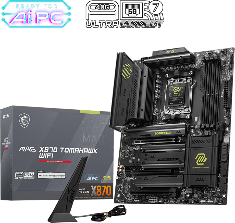 MAG X870 TOMAHAWK WIFI DDR5 AMD X870 SOKET DDR