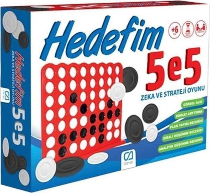 Hedefim 5 E 5 Zeka ve Strateji Oyunu
