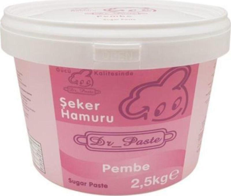 Pembe Şeker Hamuru 2.5 Kg Jemce323