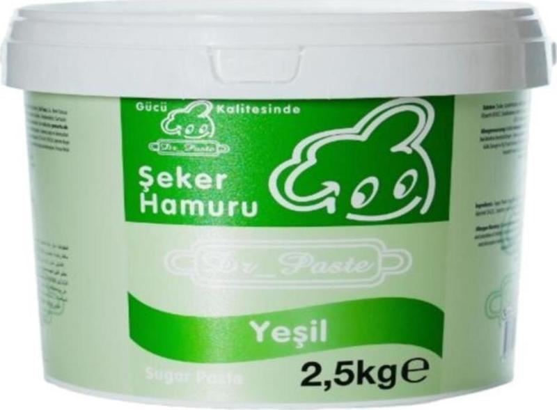 Şeker Hamuru 2,5 Kg - Yeşil