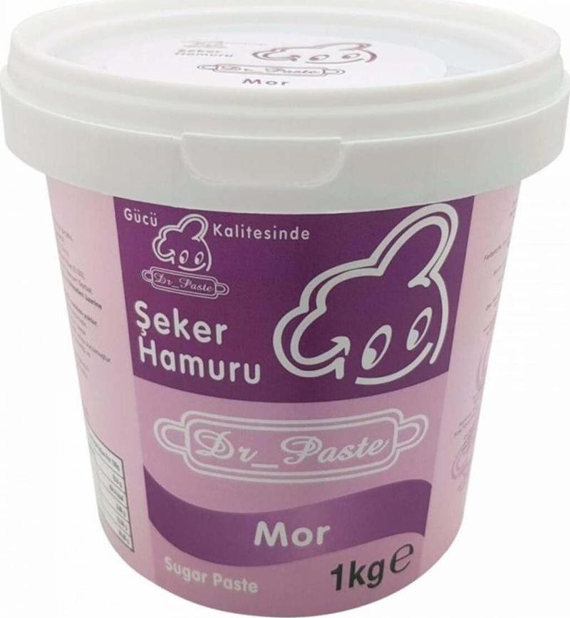 Şeker Hamuru Mor 1 Kg