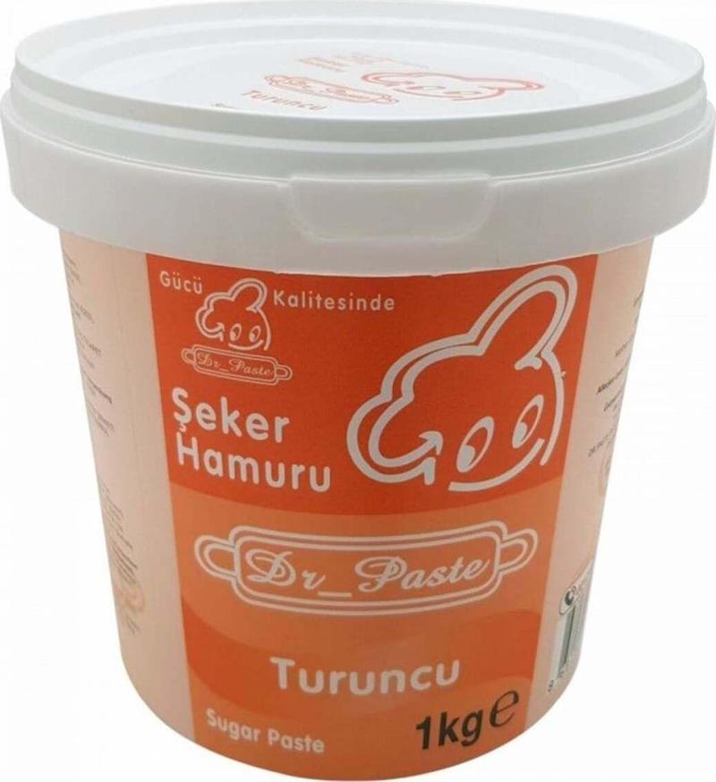 Şeker Hamuru Turuncu 1 Kg