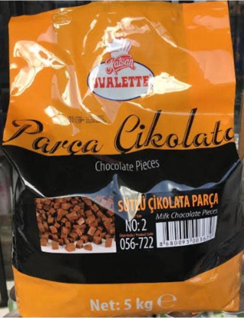 Ovalette Sütlü Parça Çikolata 5Kg