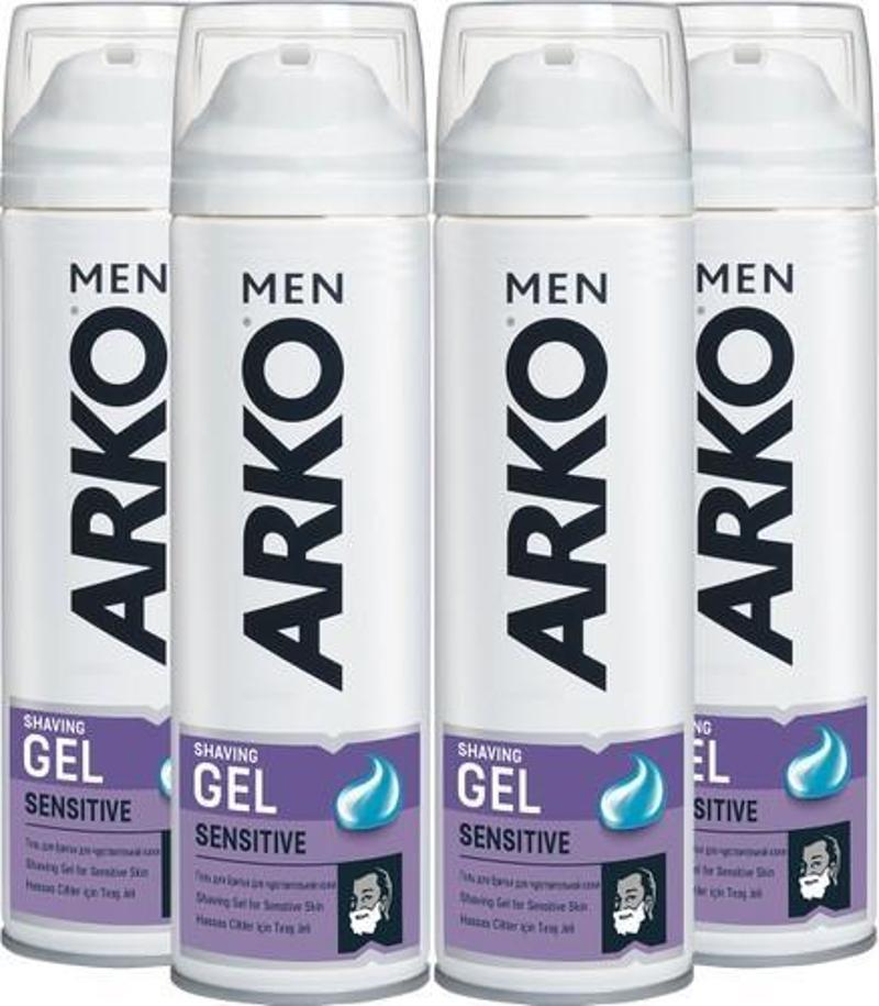 Men Sensitive Tıraş Jeli 4x200ml