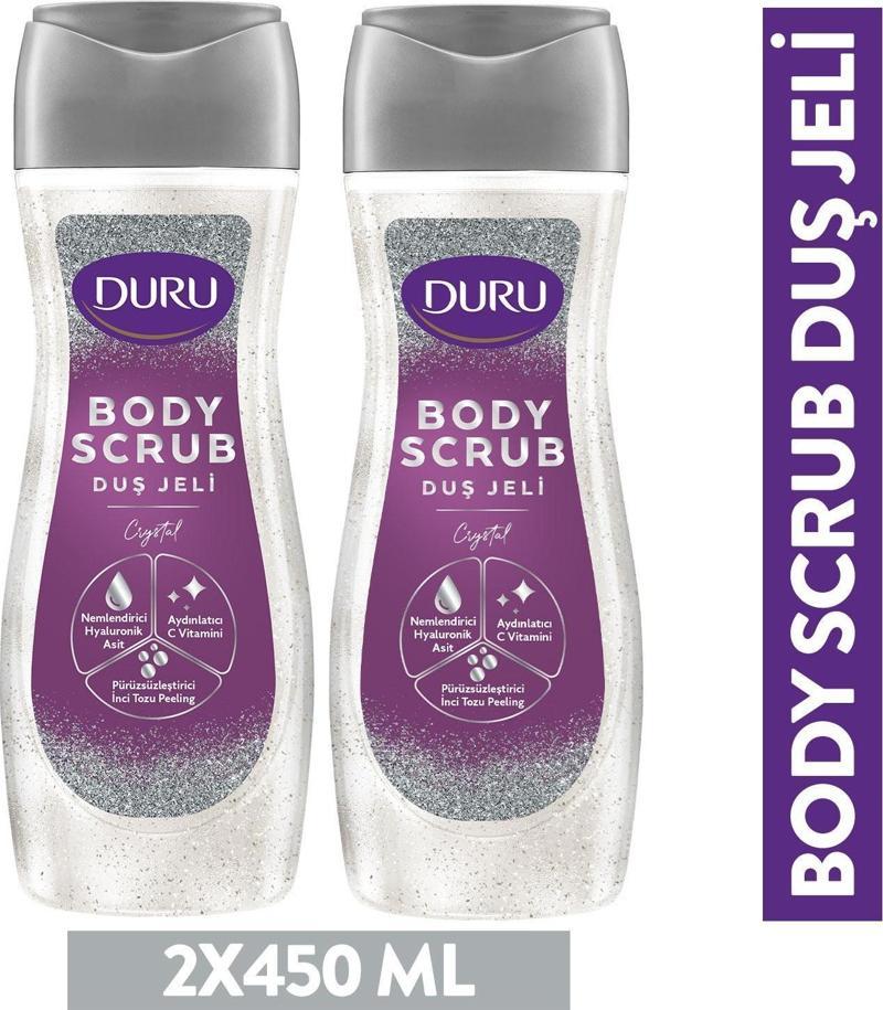 Body Scrub Crystal Duş Jeli 2x450 Ml