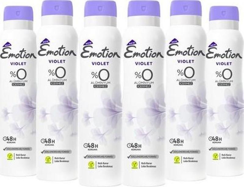 Violet Kadın Deodorant 6x150ml