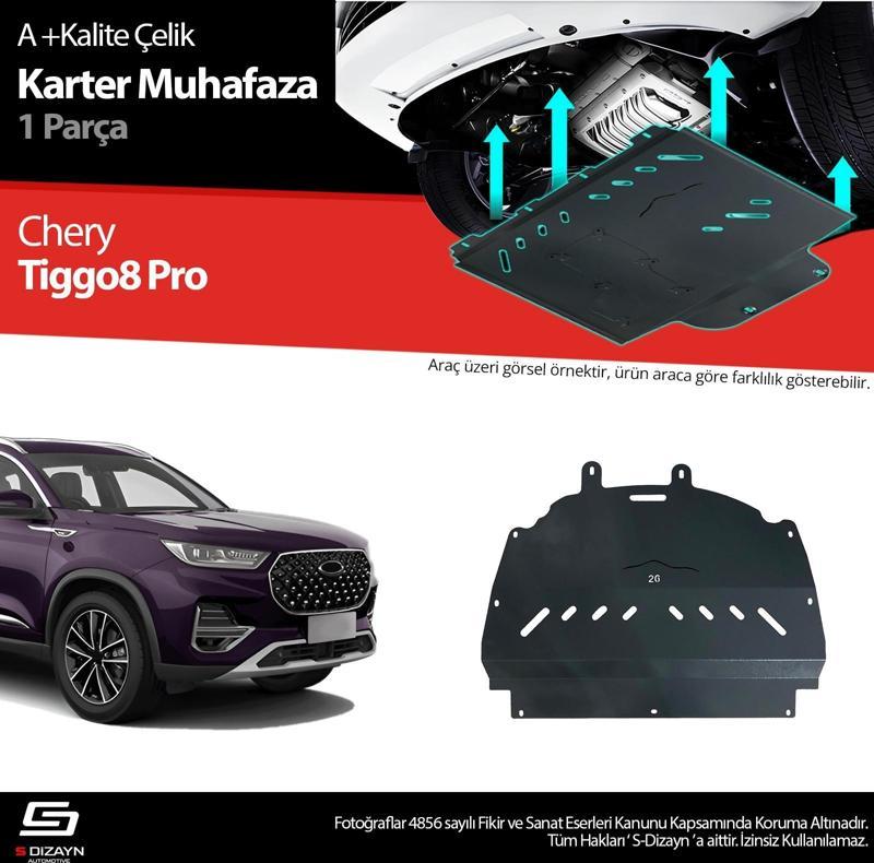 Chery Tiggo 8 Pro Çelik Karter Muhafaza Koruma 2022 Üzeri A+ Kalite