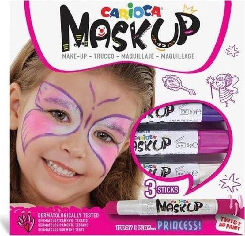 Mask Up Prenses 3 Renk Yüz Boyası