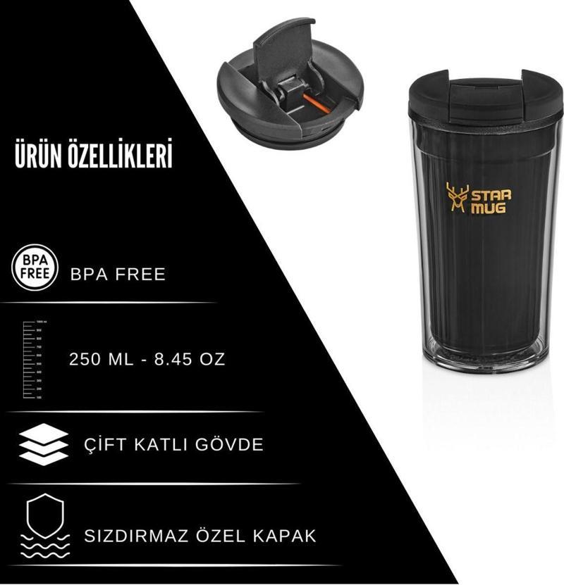 250 Ml Opak Seri - Beyaz Piknik Kamp Outdoor Ofis Otel Kafe Okul Kampüs