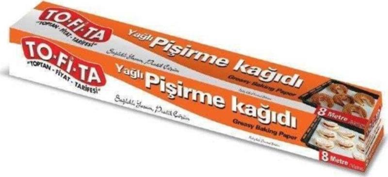 Yağlı Pişirme Kağıdı 8 Metre