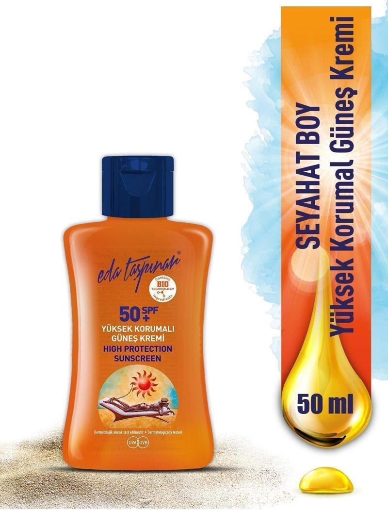 Seyahat Boy Set  Mini 50 ml  Yüksek Korumalı Güneş Kremi Spf50+