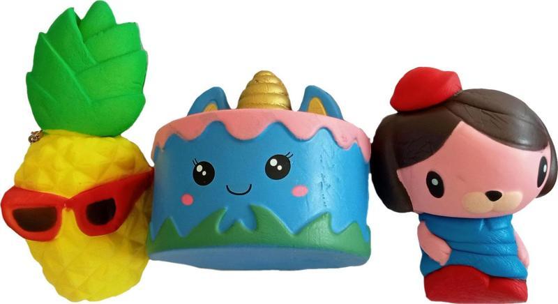 (3 Adet ) Büyük Boy Squishy Dev Sukuşi