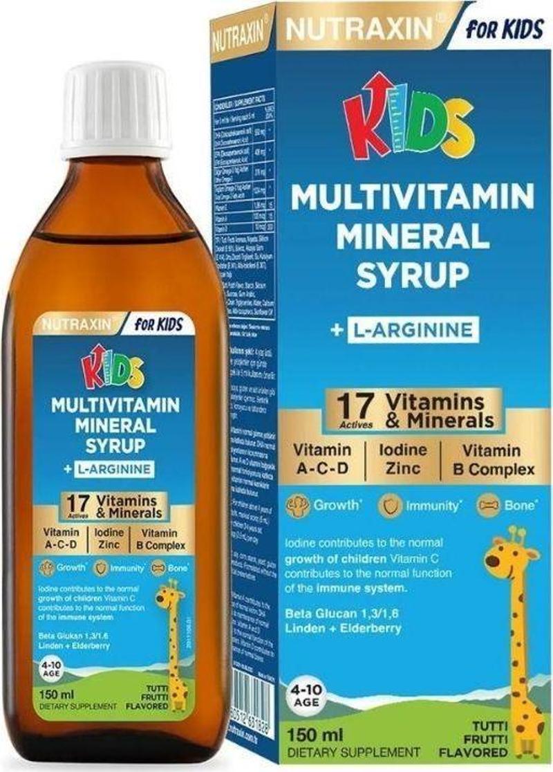 Kids Multivitamin Mineral Şurup 150 Ml