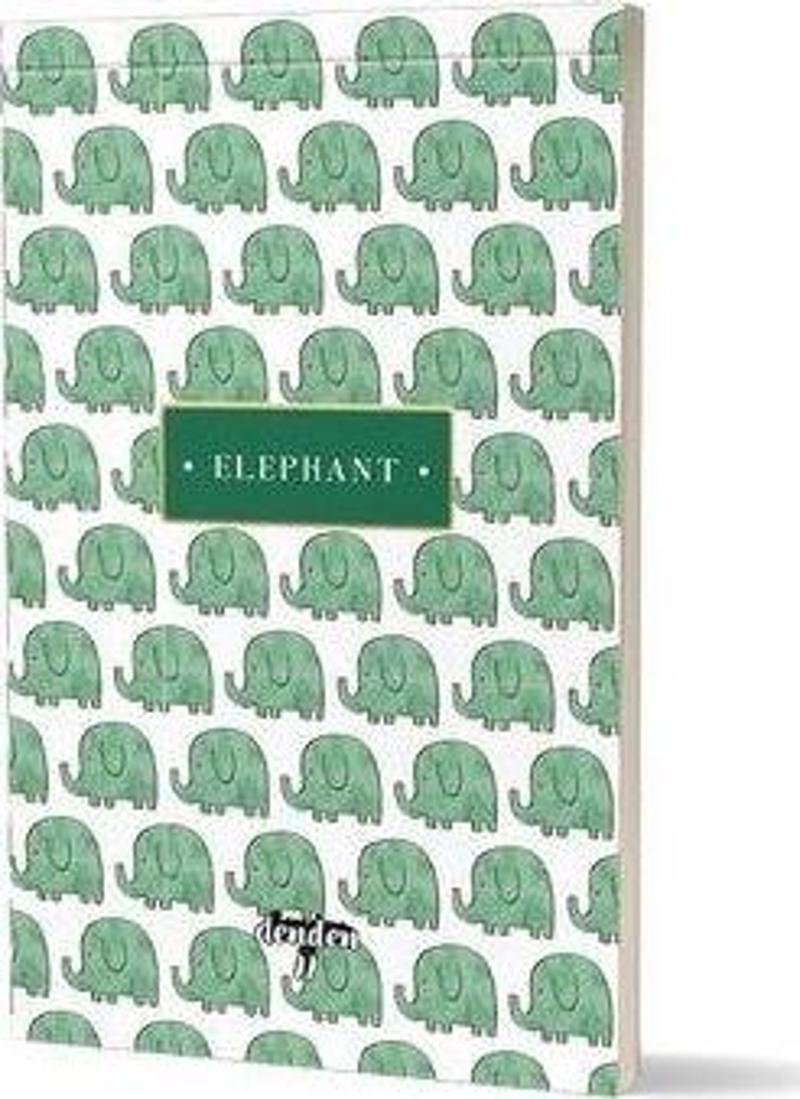 Elephant Küçük 11 x 15 80 Yaprak Soft Çizgisiz Bloknot