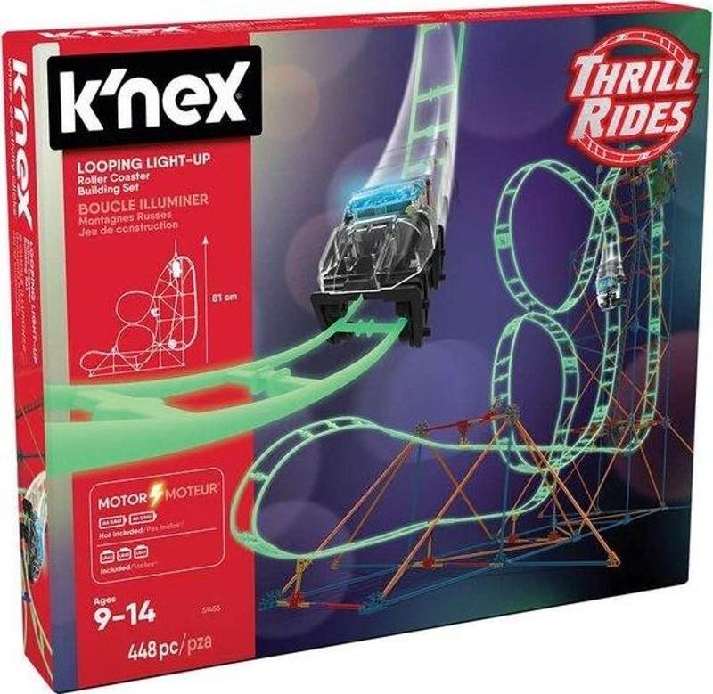 k’nex Looping Light-Up Roller Coaster 51455 (Motorlu)