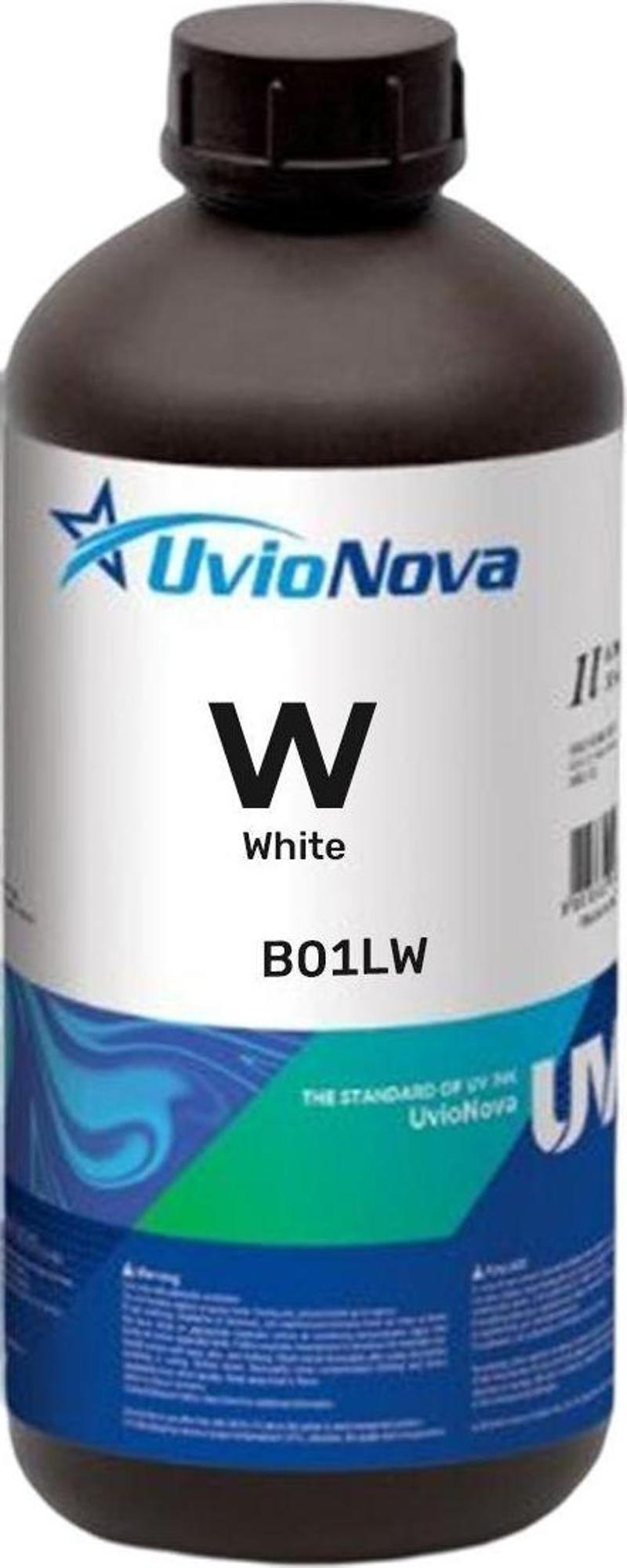 UvioNova DX4,DX5, DX7,i3200,XP600 Kafalar İçin UV Beyaz 1 Litre Mürekkep