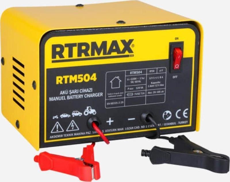 RTM504 Akü Şarj Cihazı 12V-20-105 Ah