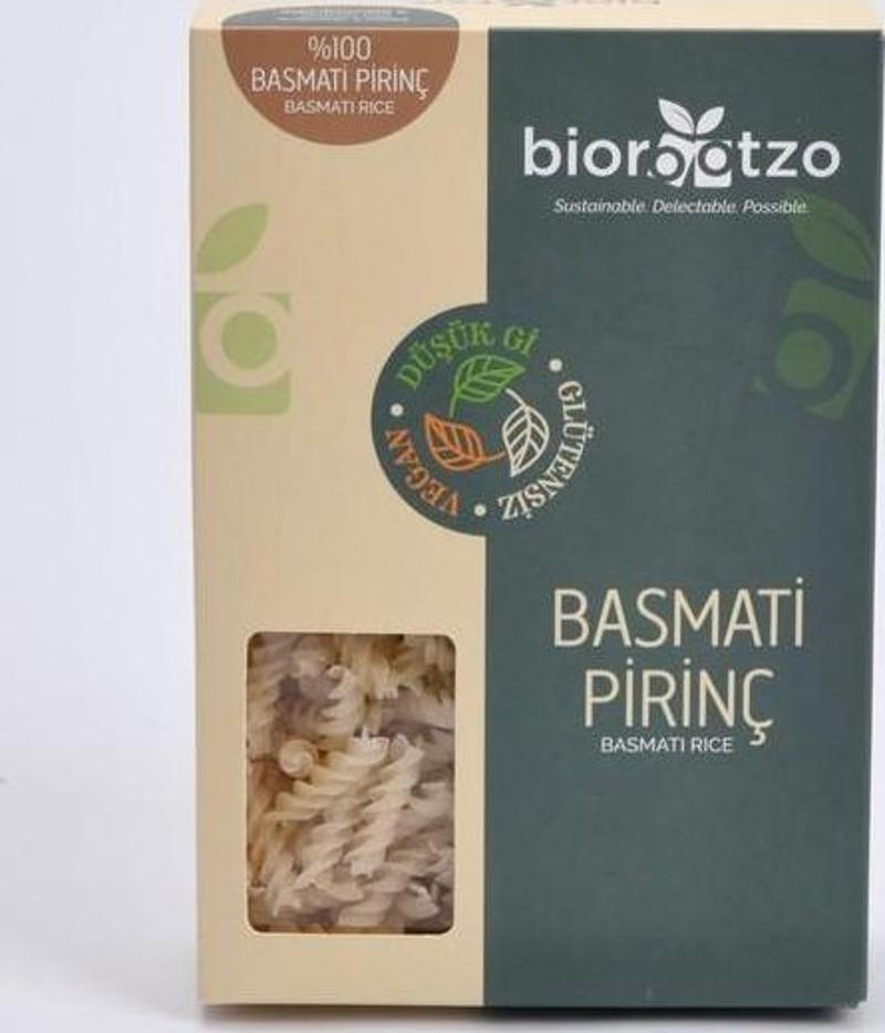 Glütensiz ve Vegan  Artizan Bronz Kalıp Basmati Pirinç Fusilli 200 g