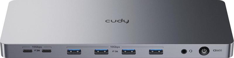 CS700 Dual 4K 2xHDMI 2xDisplayPort 2xUSB-C(10Gbps) 4xUSB-A 1xGigabit 100W PD Dock İstasyonu