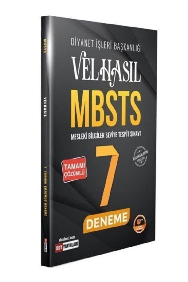 VELHASIL MBSTS Tamamı Çözümlü 7 Deneme