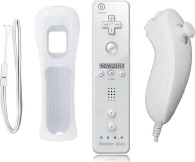 Nintendo Wii 2İn1 Motion Plus Remote Kontroller + Nunchuk Kontroller Set