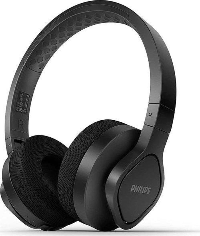 TAA4216BK Kablosuz Kulak Üstü Spor Kulaklık 35 Saat IP55 Kablolu Kullanım Yıkanabilir