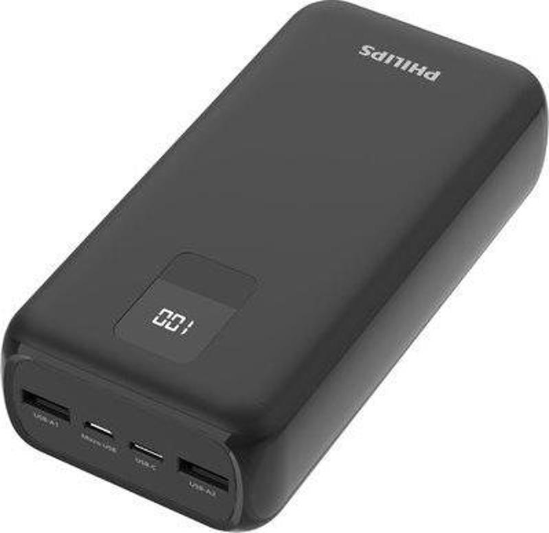 Dlp1930Cw/00 30.000Mah Power Bank 2X Usb-A & Usb-C Bağlantısıhızlı Şarj Siyah