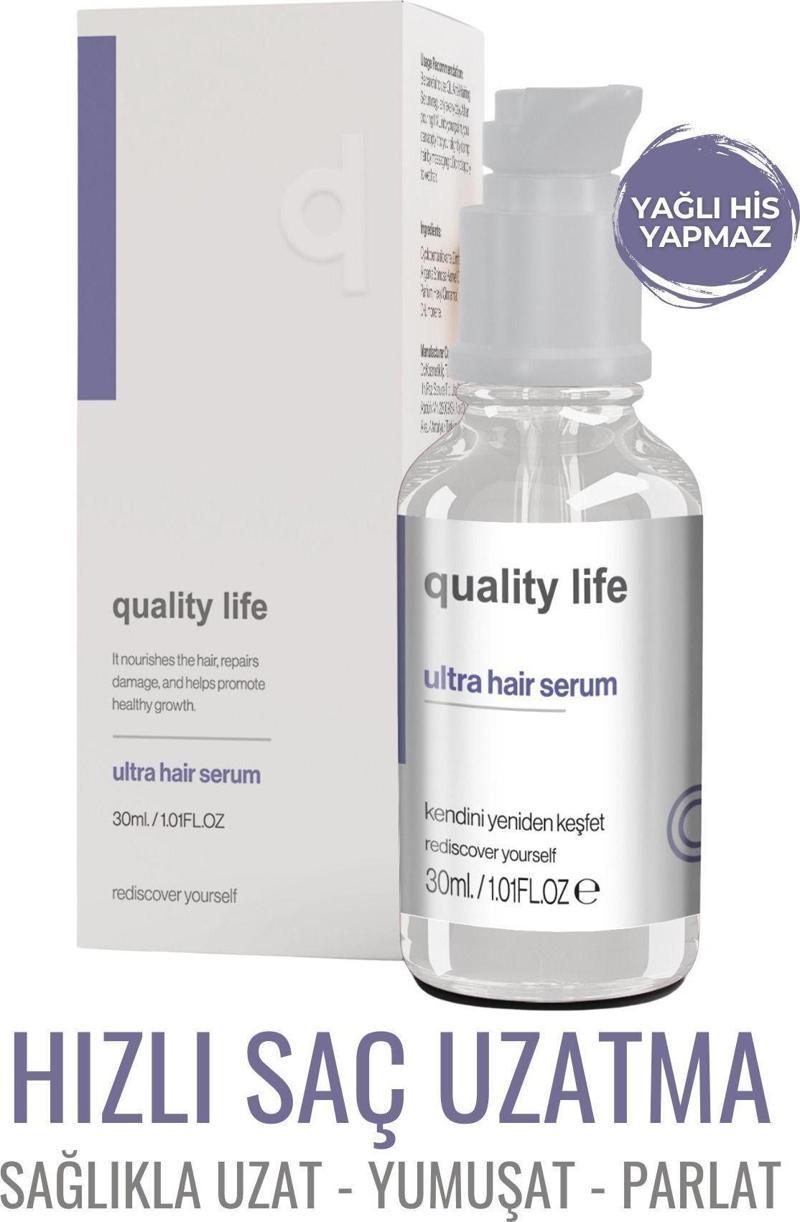 Ql Hızlı Saç Uzatma Serumu ( Ultra Hair Serum ) Hızlı Saç Uzatan Yardımcı Yağlar Serisi