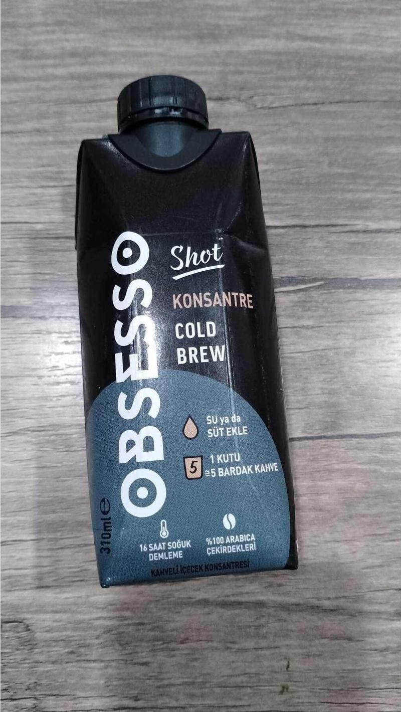 Obsesso Shot Konsantre Cold Brew 310 Ml