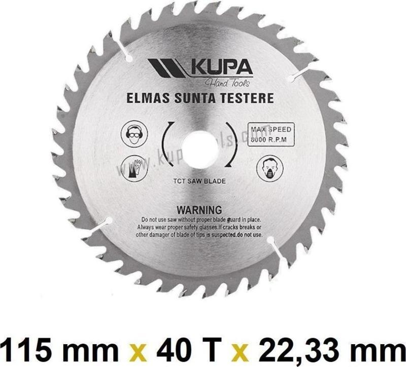 Ahşap Sunta Elmas Testere 115 mm X 40T X 22,23 mm.