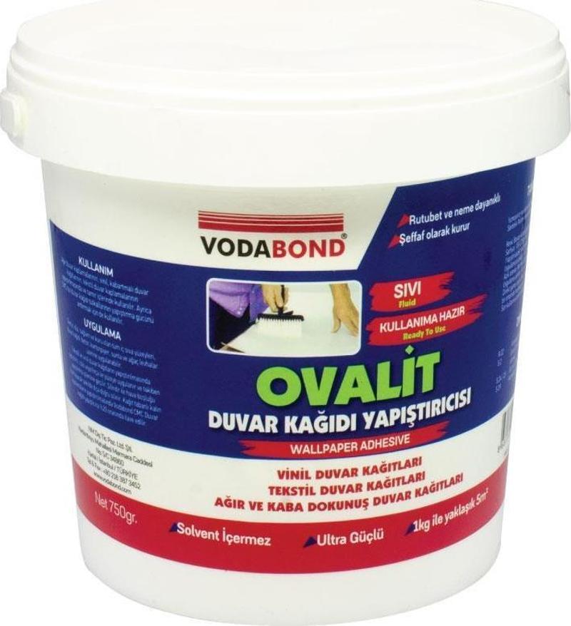 Ovalit Hazır Duvar Kağıdı Yapıştırıcısı Sıvı - 750 gr.