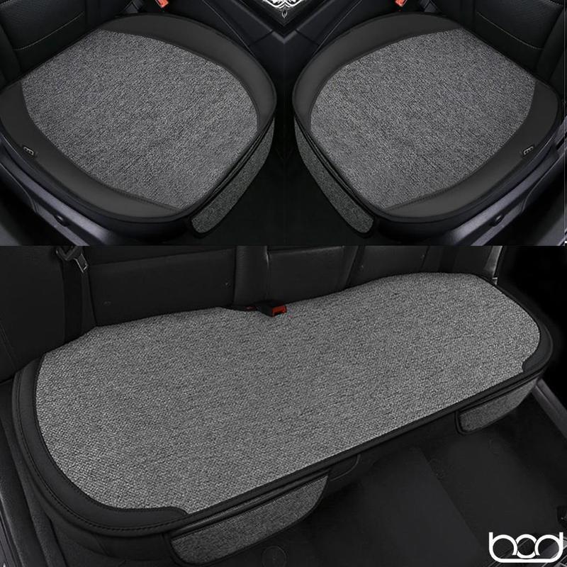 Chery Tiggo 7 Pro Max Araca Özel Koltuk Koruyucu Keten Minder Cepli 3 Lü Set Siyah